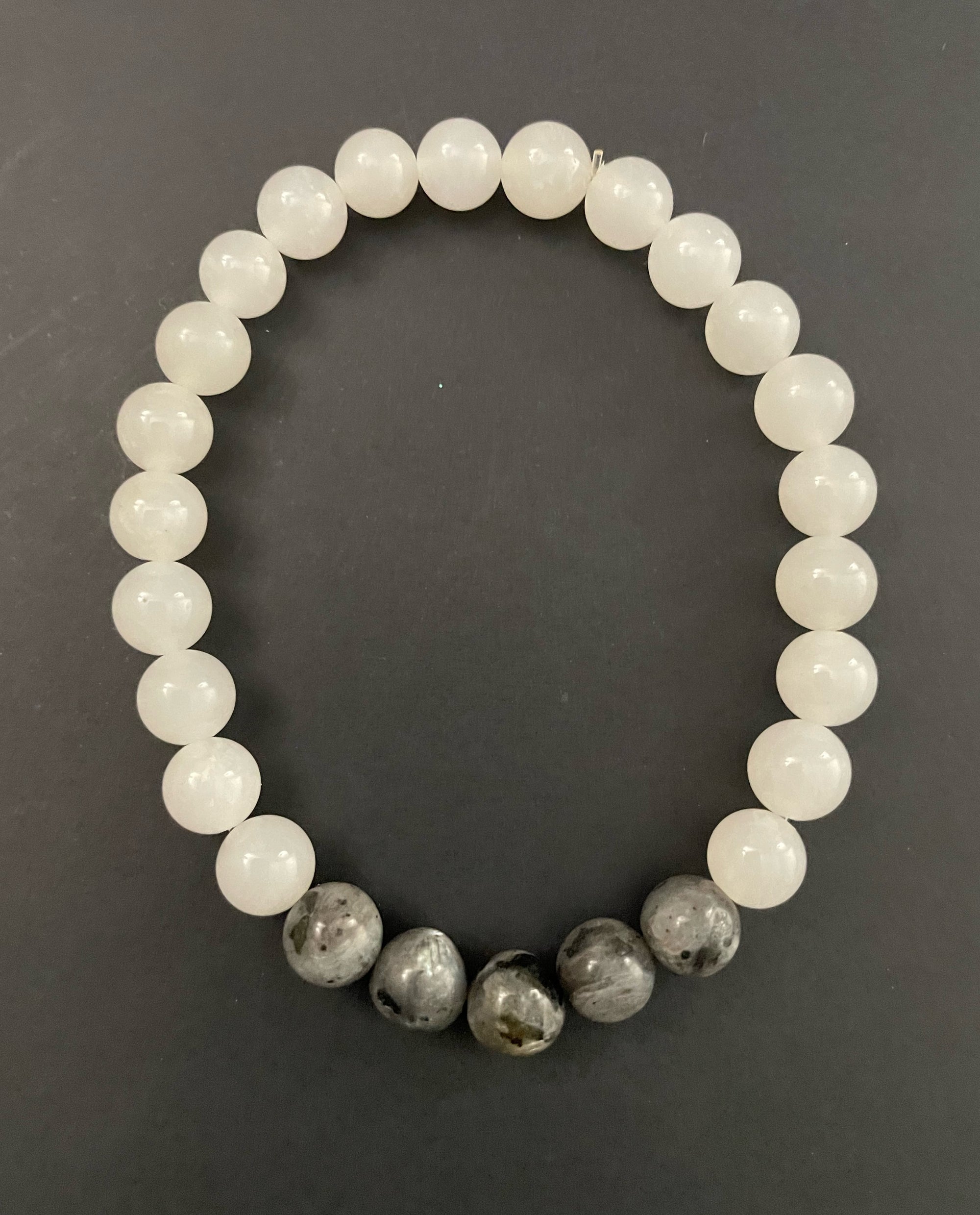 Quartz Bracelet and Earring Set