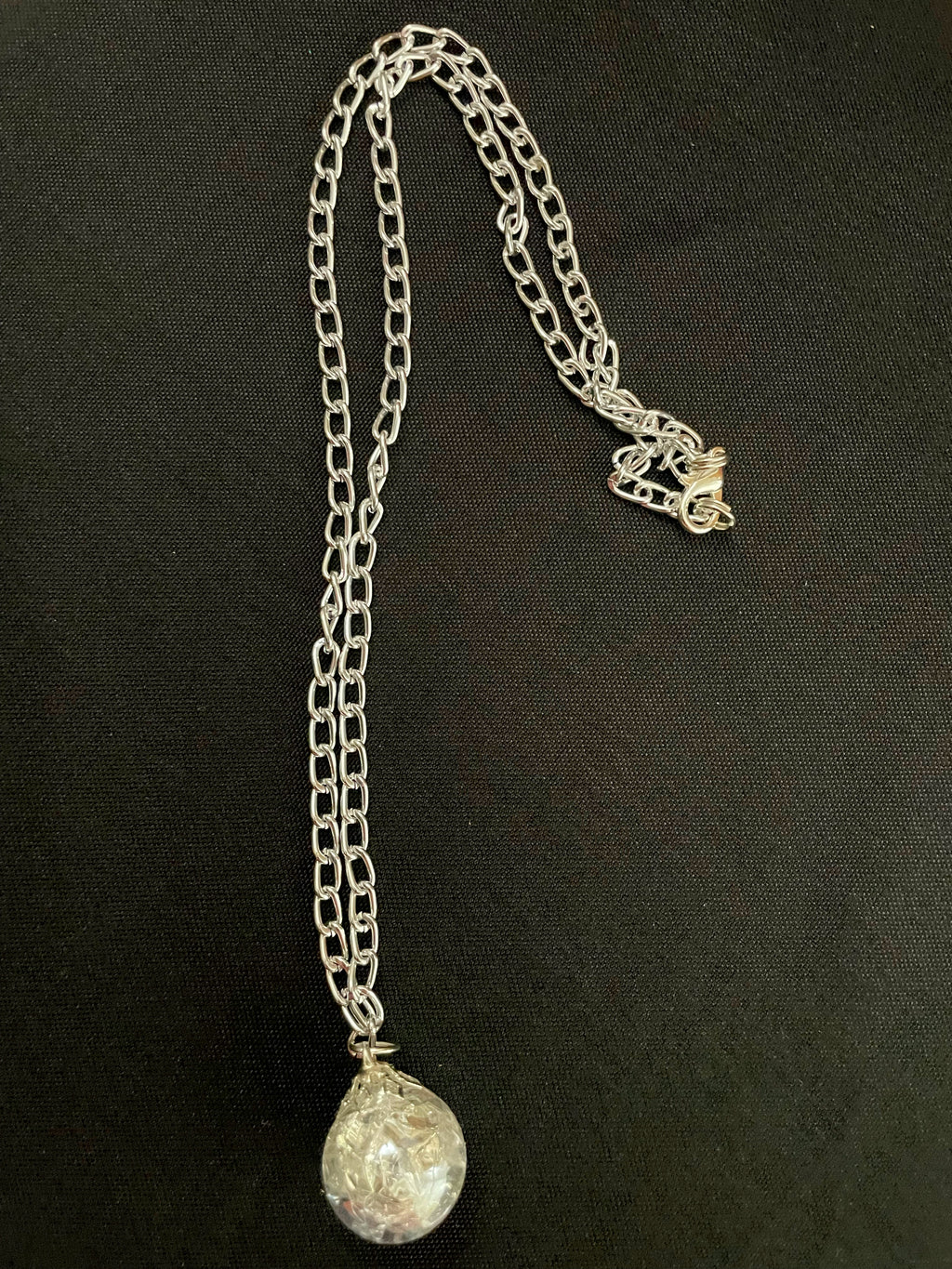 Clear Marble Necklace