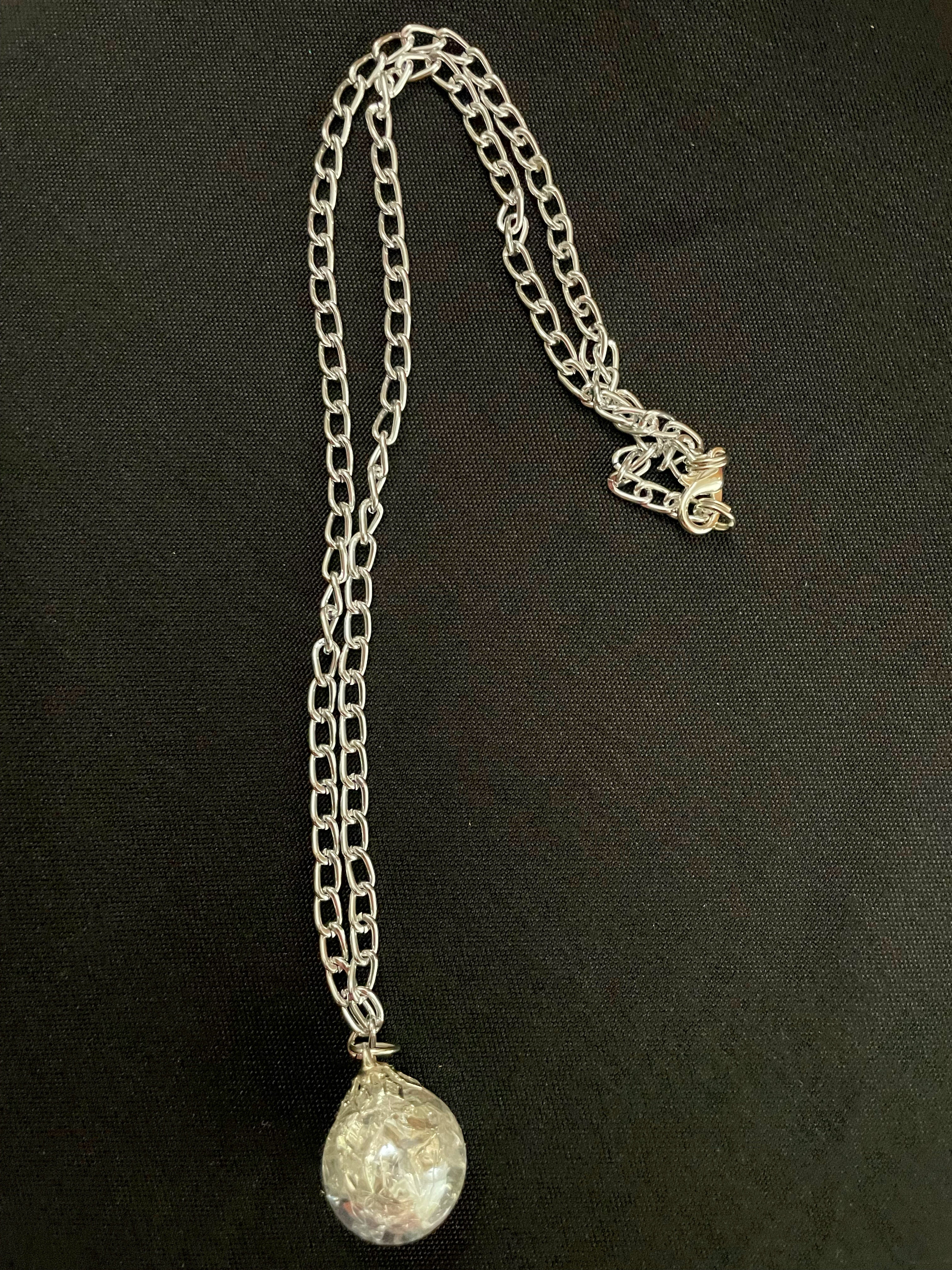 Clear Marble Necklace