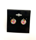 Colorful Post Earrings - Multiple Options - Silver Posts