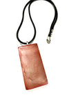 Red Rectangle Tile Necklace