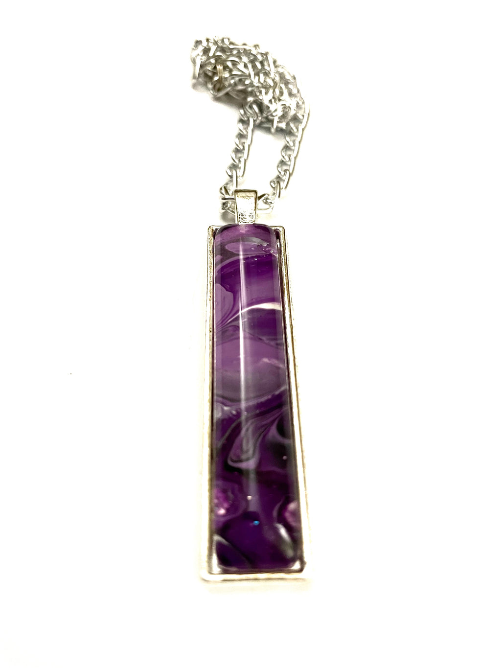 Purple Acrylic Necklaces