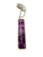 Purple Acrylic Necklaces