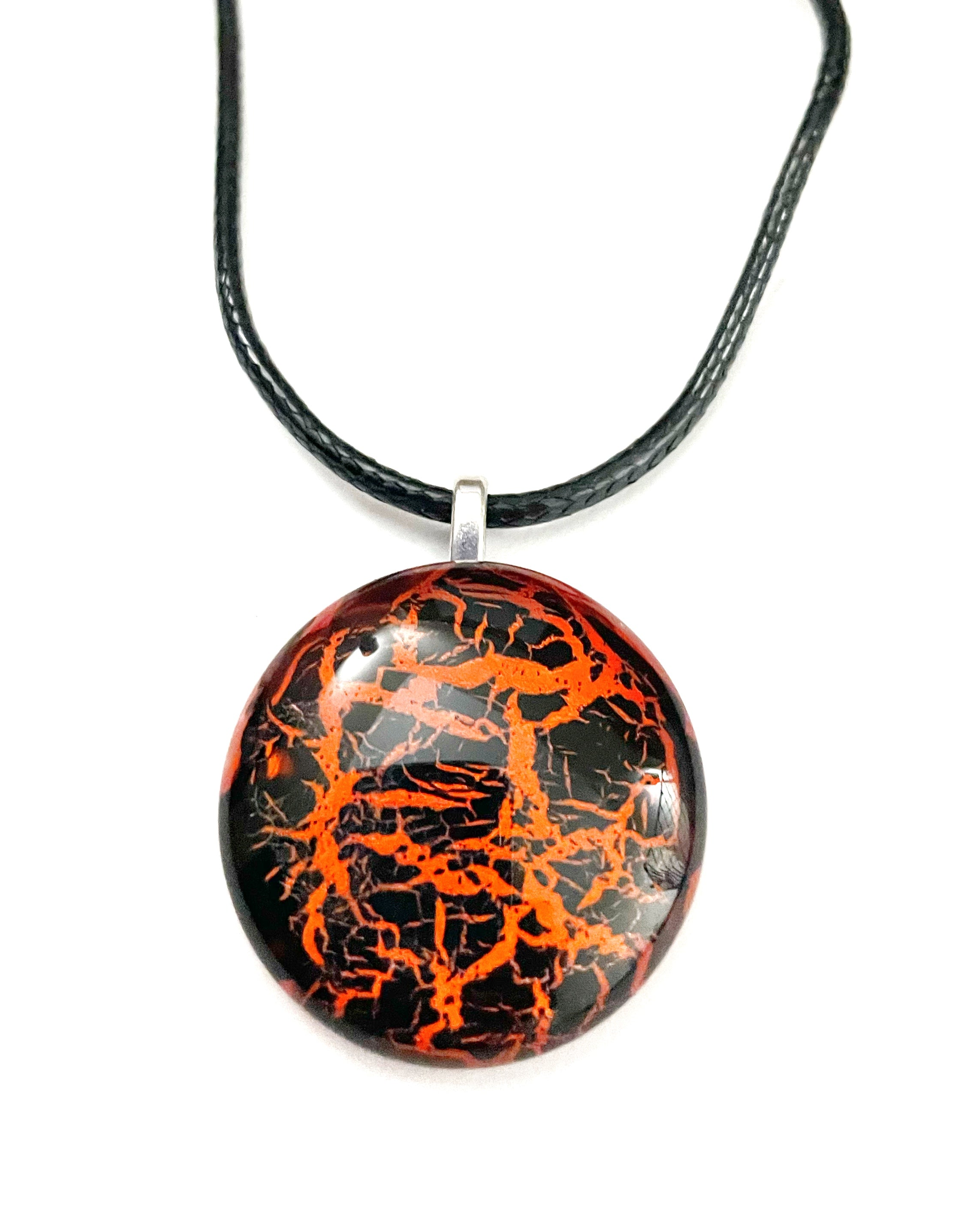 Crackle Polish Necklace - Multiple Options