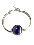 Purple Acrylic Paint Bracelets