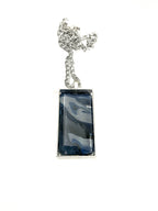 Blue Acrylic Necklaces