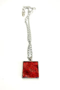 Glitter Square Necklace