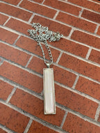 Pale Pink and Cream Acrylic Necklaces
