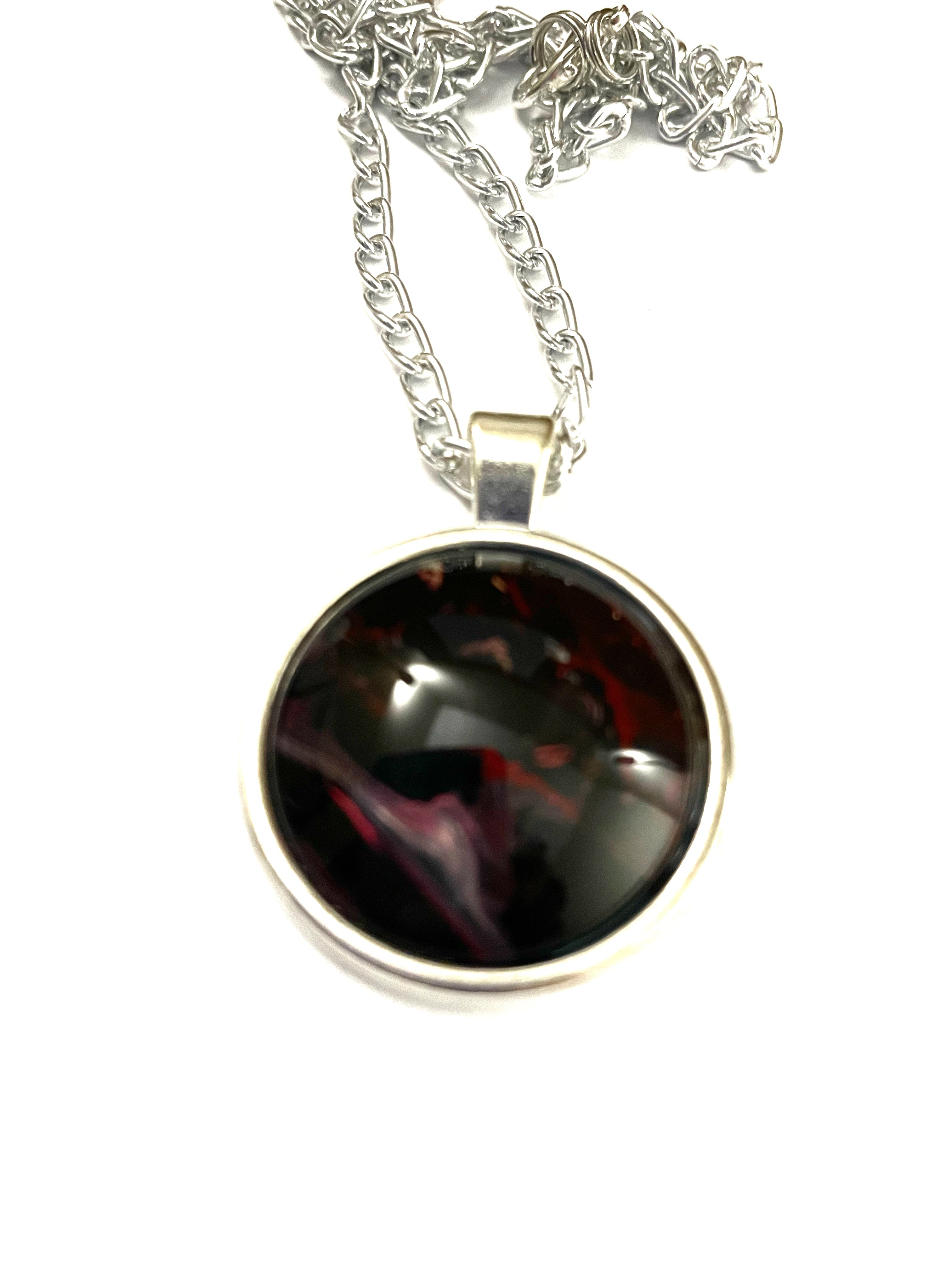 Red Acrylic Necklaces