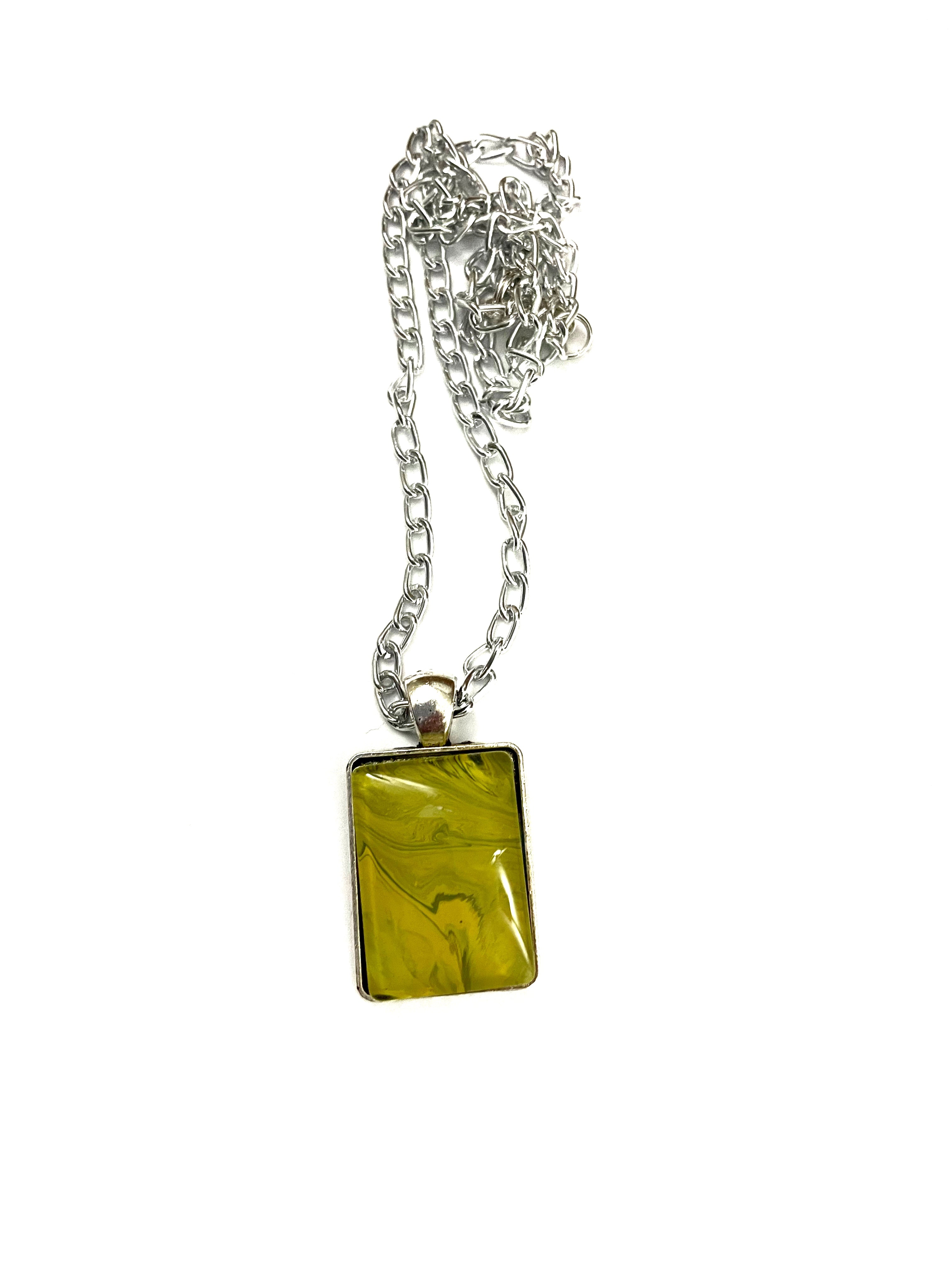 Yellow Acrylic Necklaces