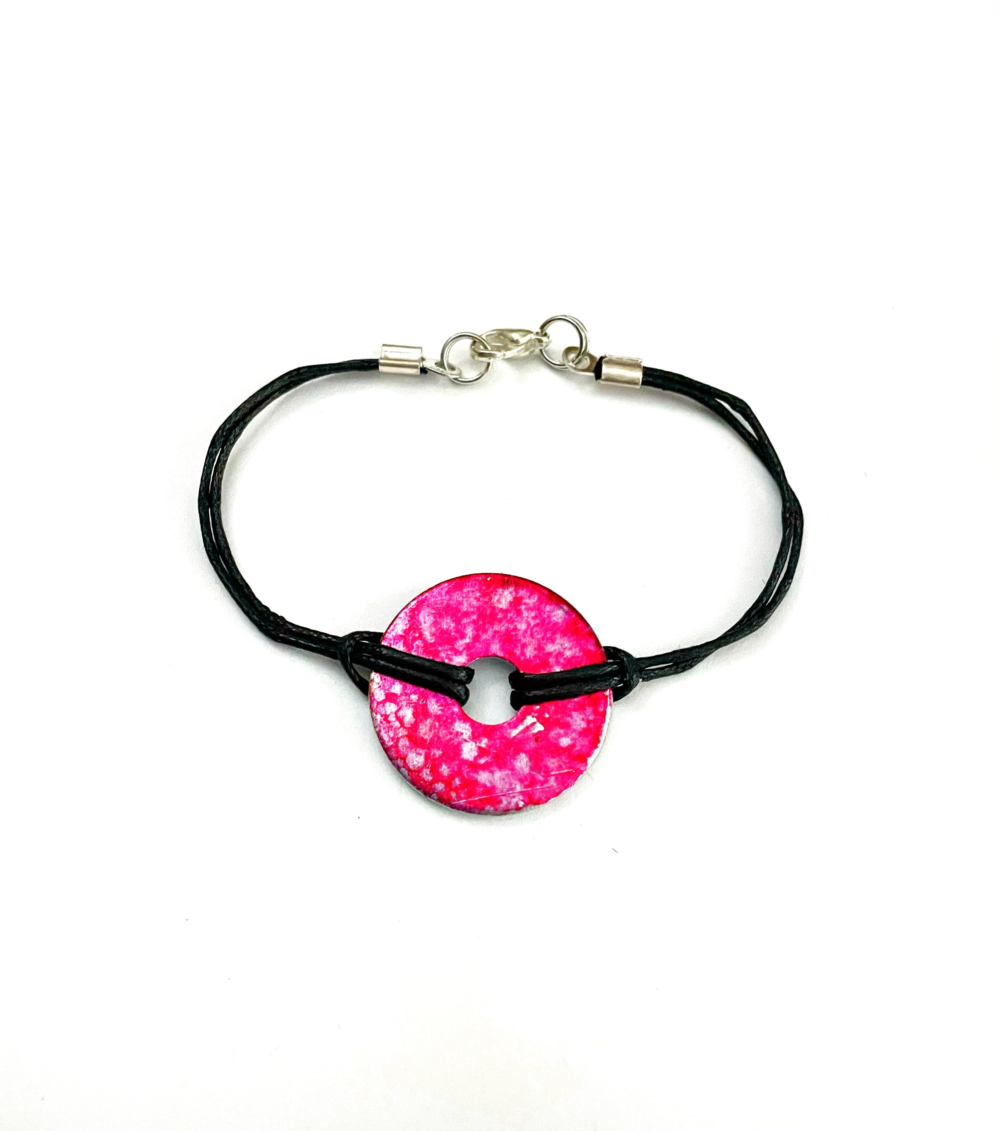 Magenta Bracelet, Earring and Necklace Set