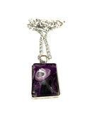 Purple Acrylic Necklaces