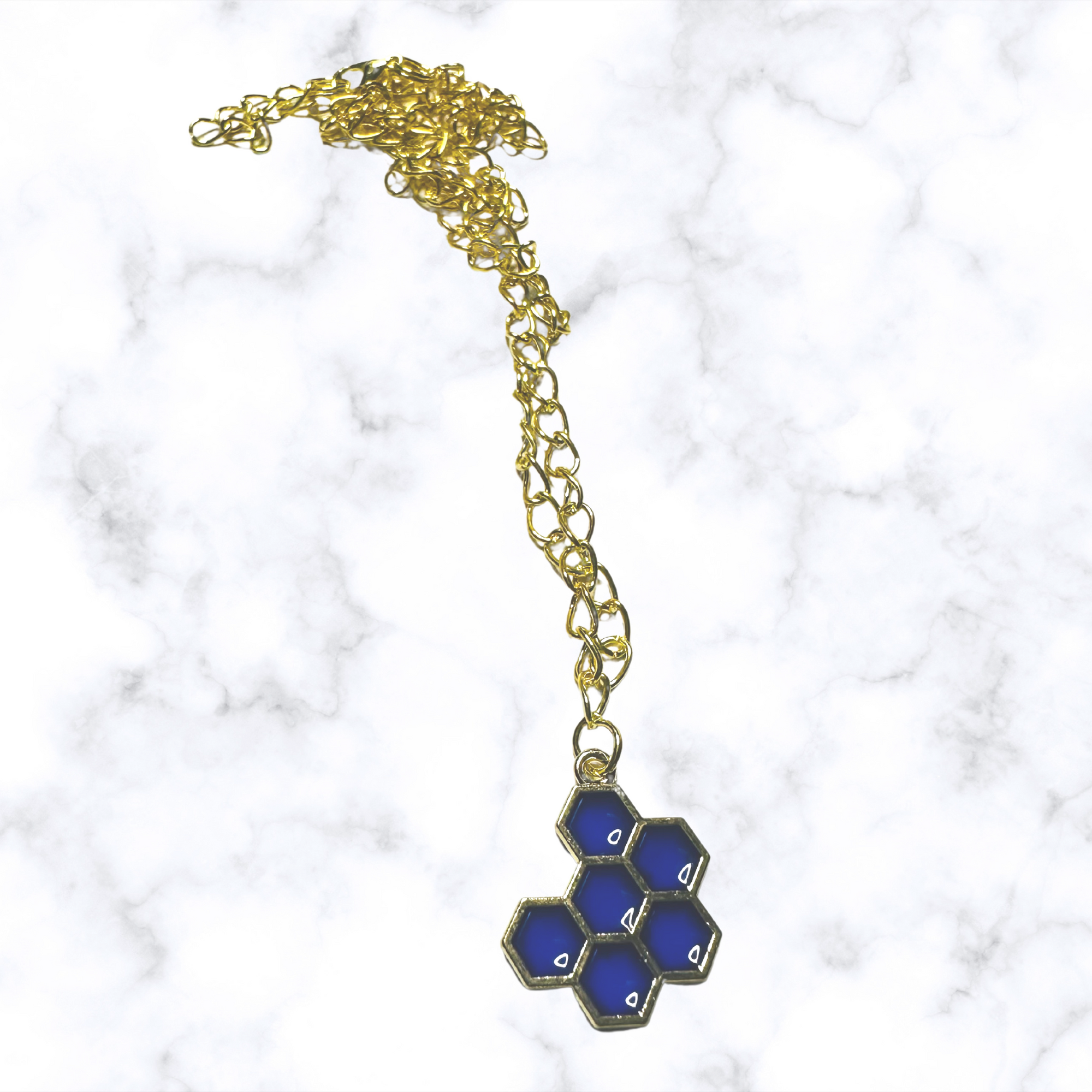 Enamel Gold Necklace