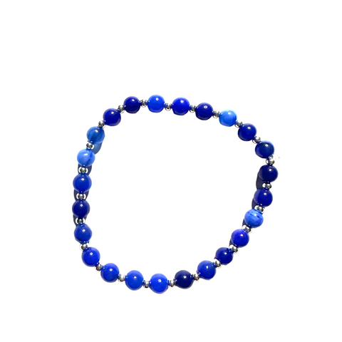 Blueberry Quartz Stretchy Bracelet