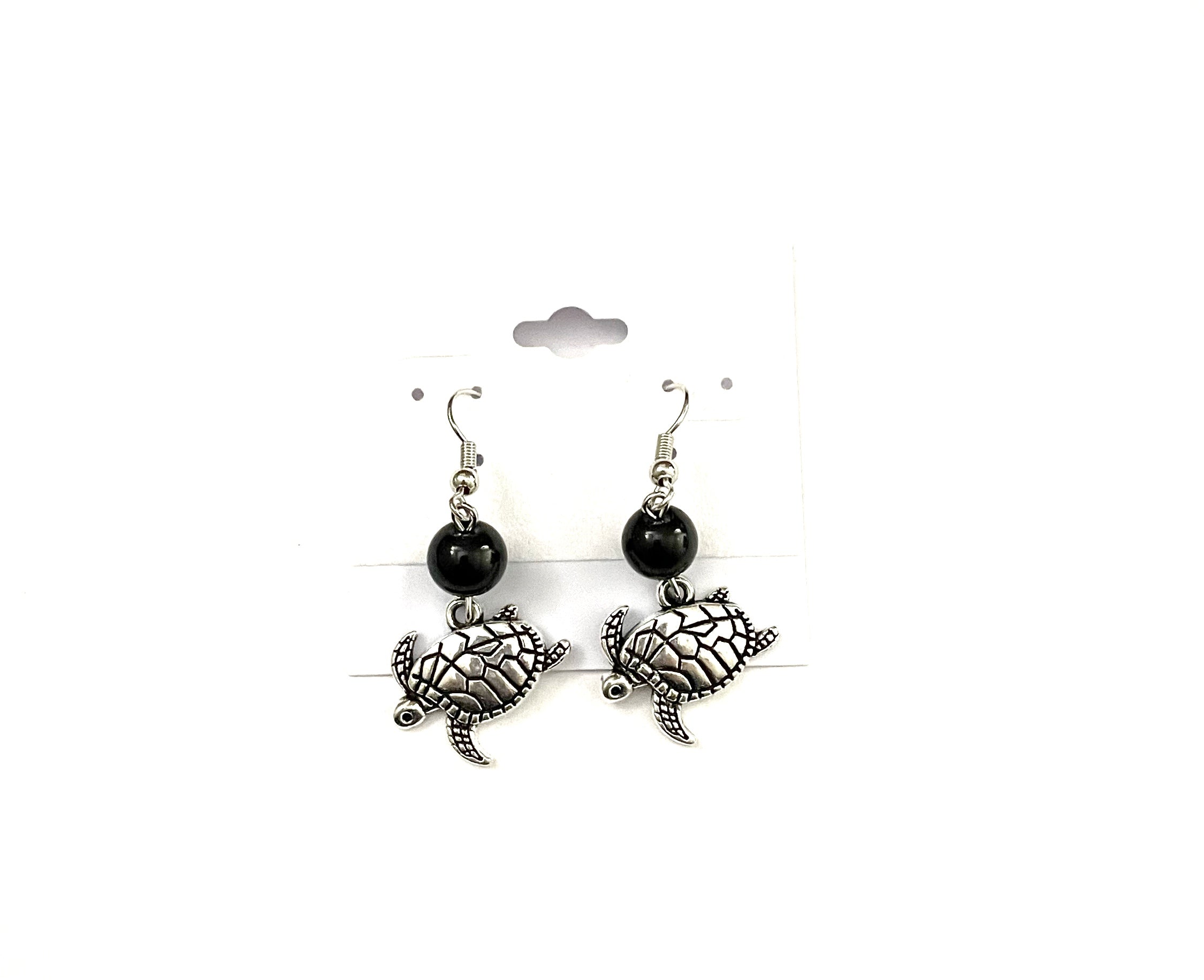 Turtle Charm Earrings