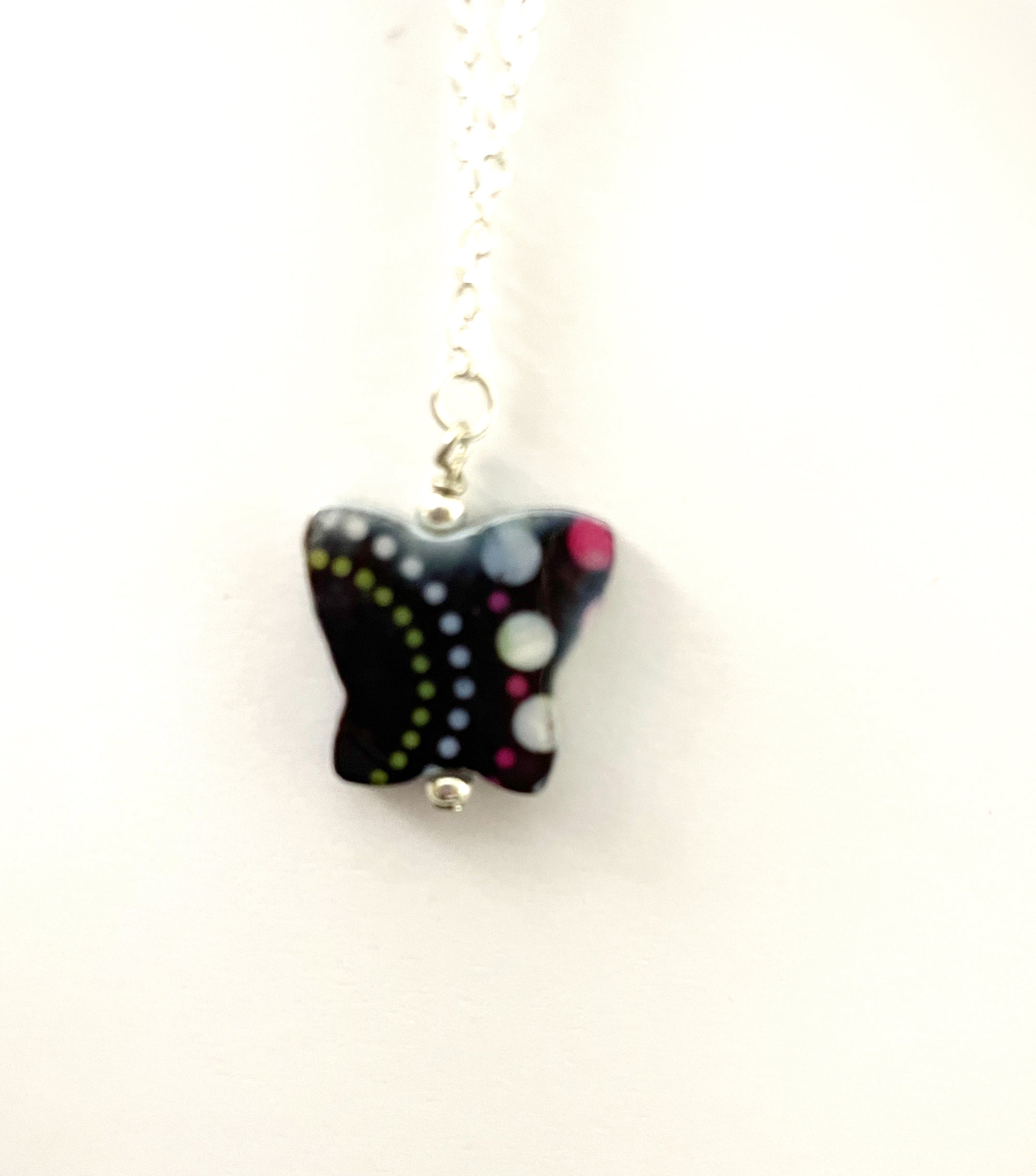 Butterfly Mother Of Pearl Necklace