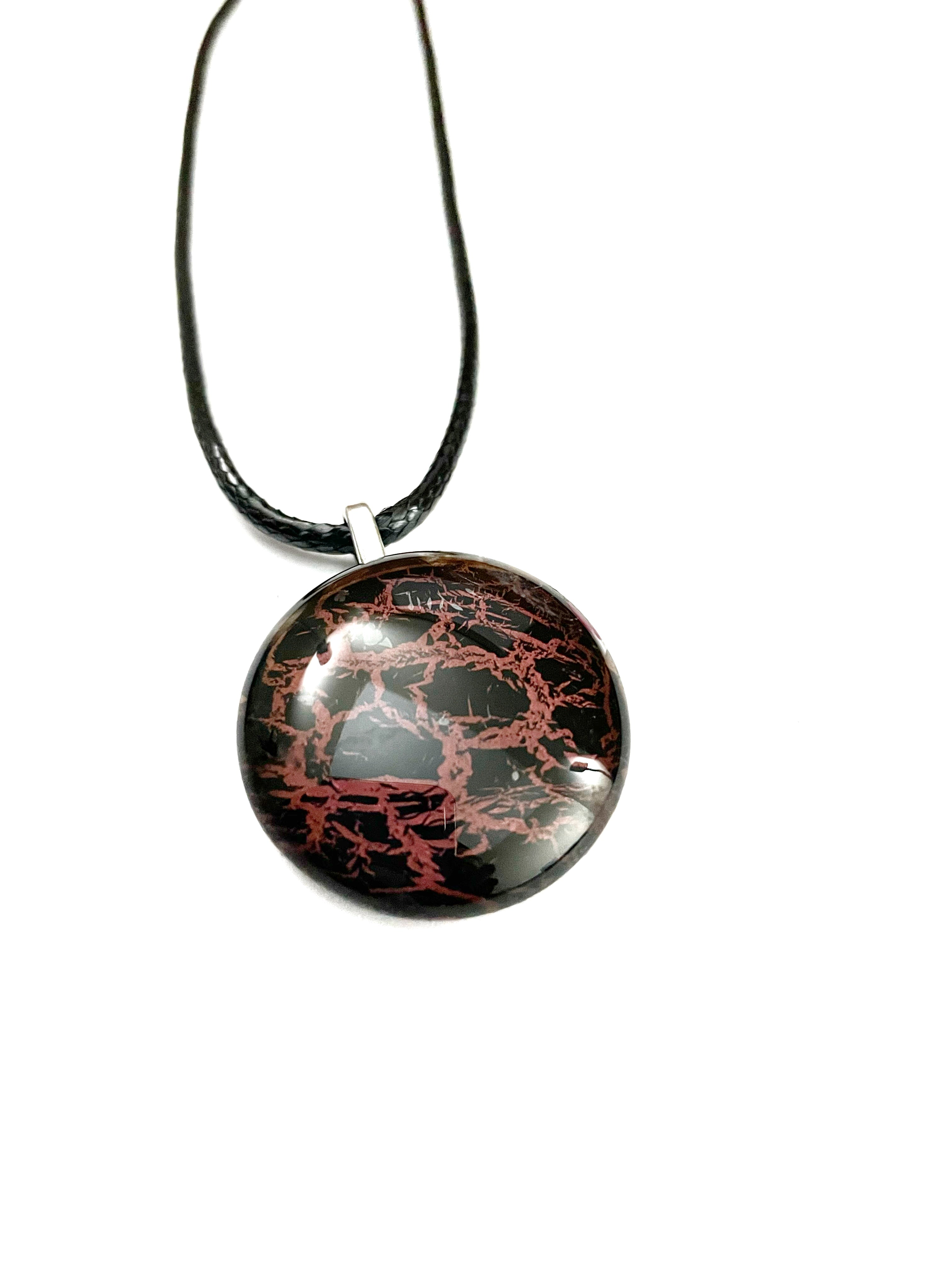 Crackle Polish Necklace - Multiple Options