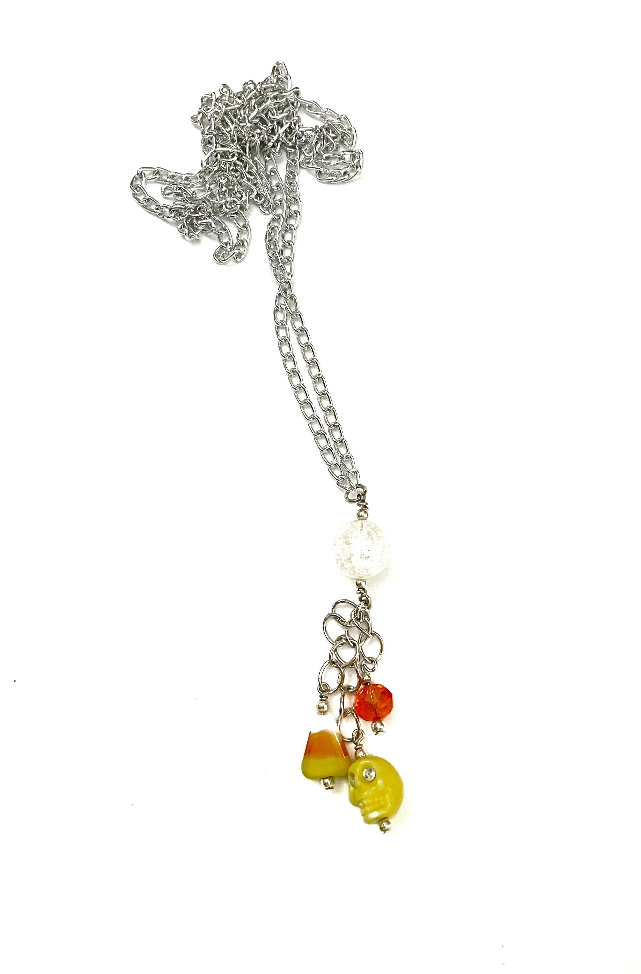Yellow Scull Necklace