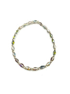 Purple Long Bicone Stretchy Bracelet - Multiple Options