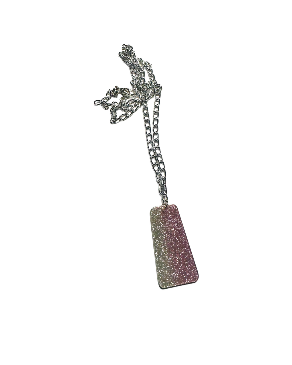 Glitter Acrylic Necklace