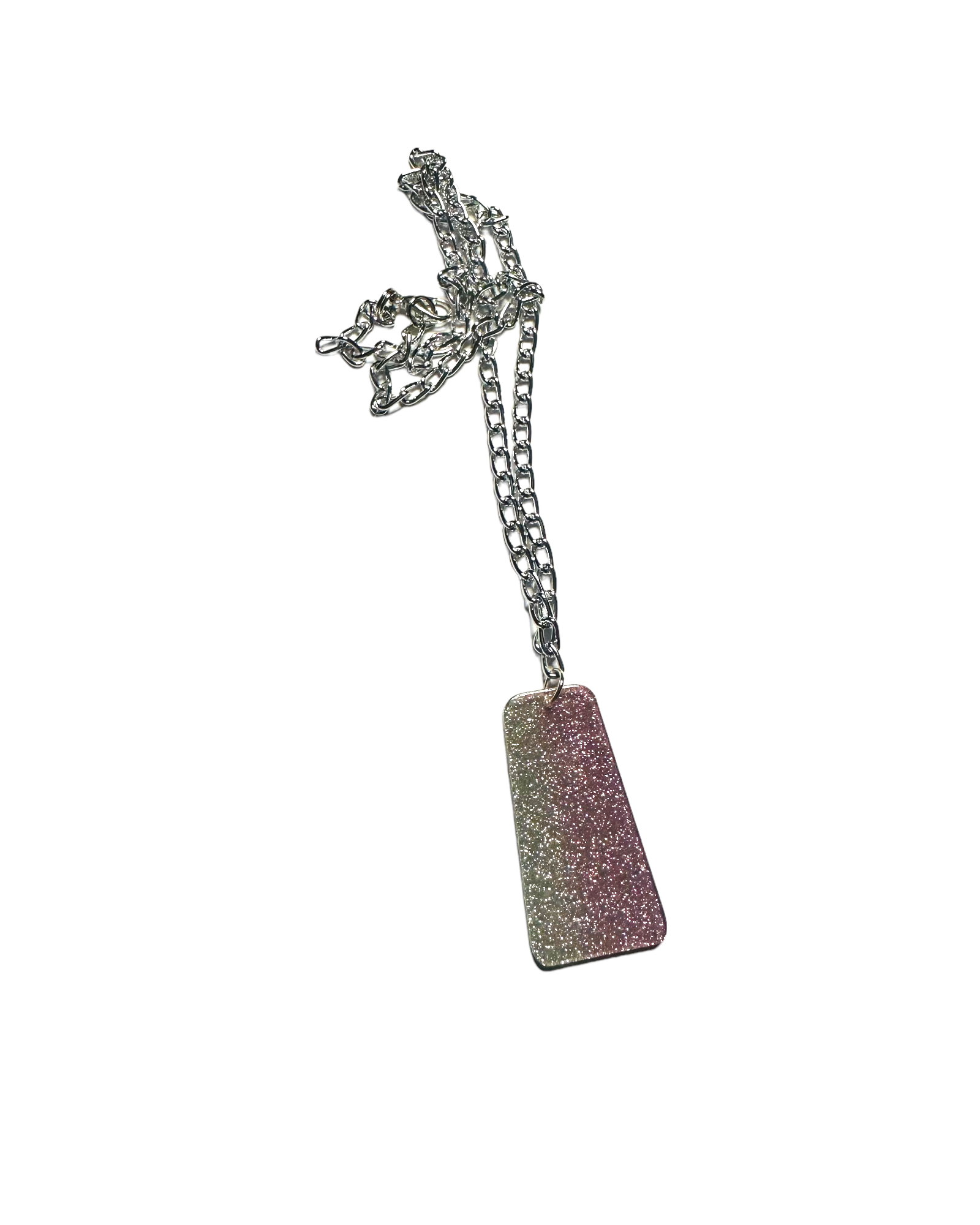 Glitter Acrylic Necklace