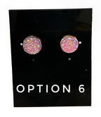 10mm Druzy Earring