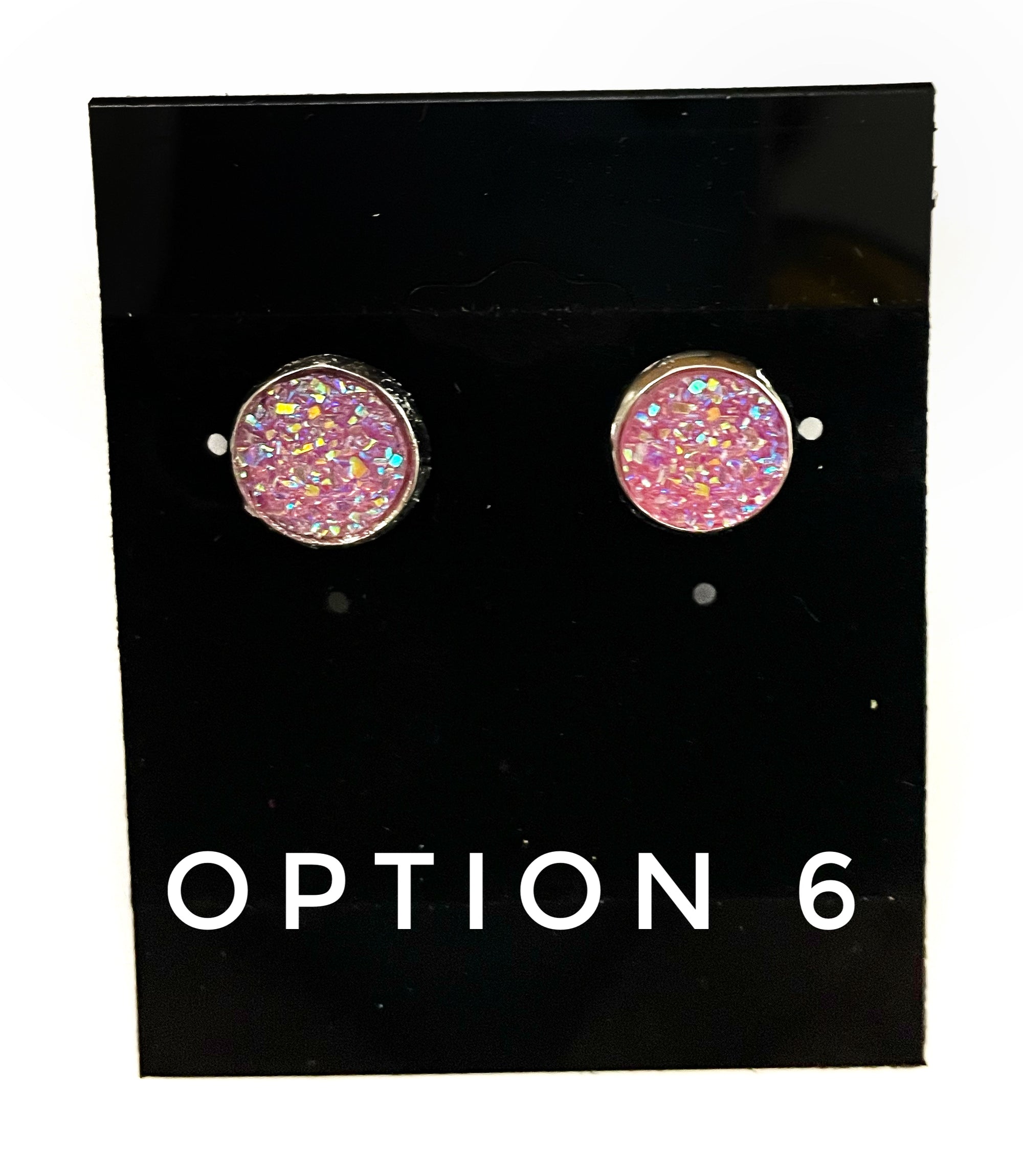 10mm Druzy Earring