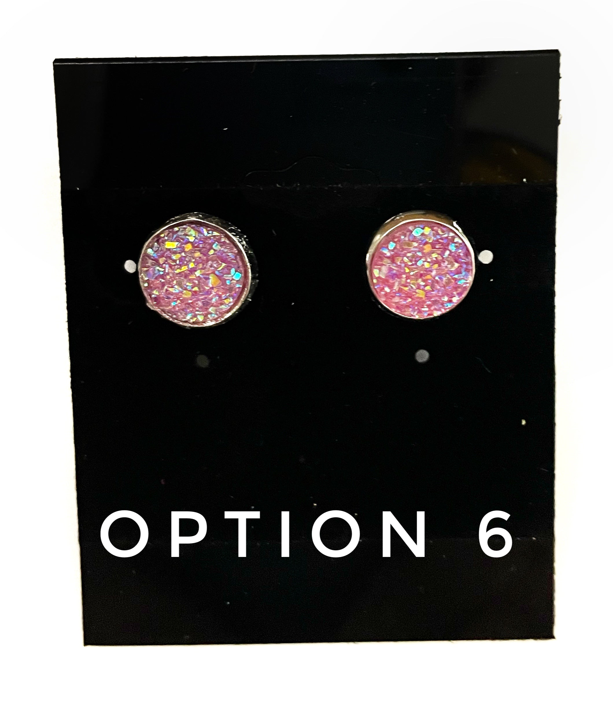 10mm Druzy Earring