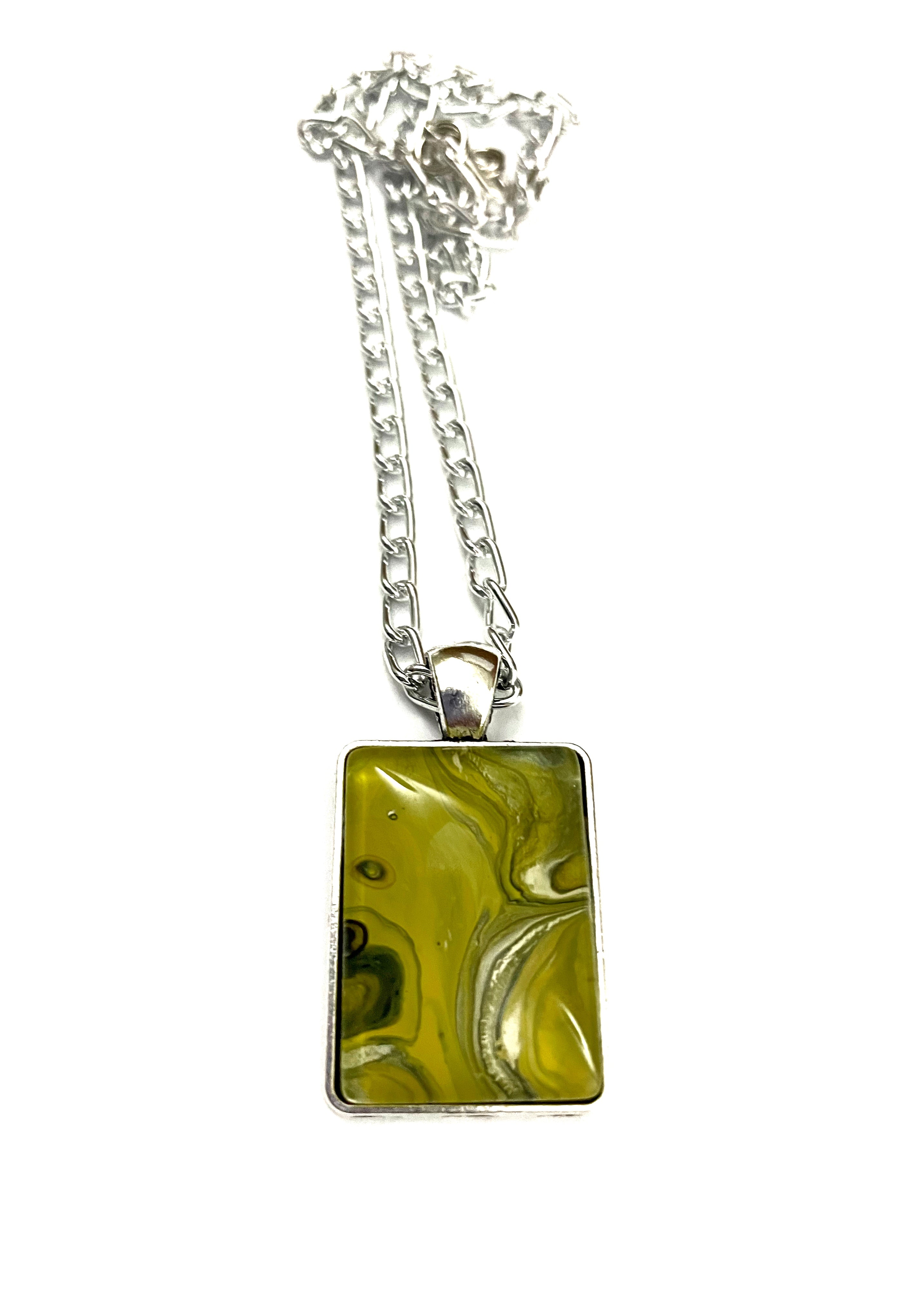 Yellow Acrylic Necklaces