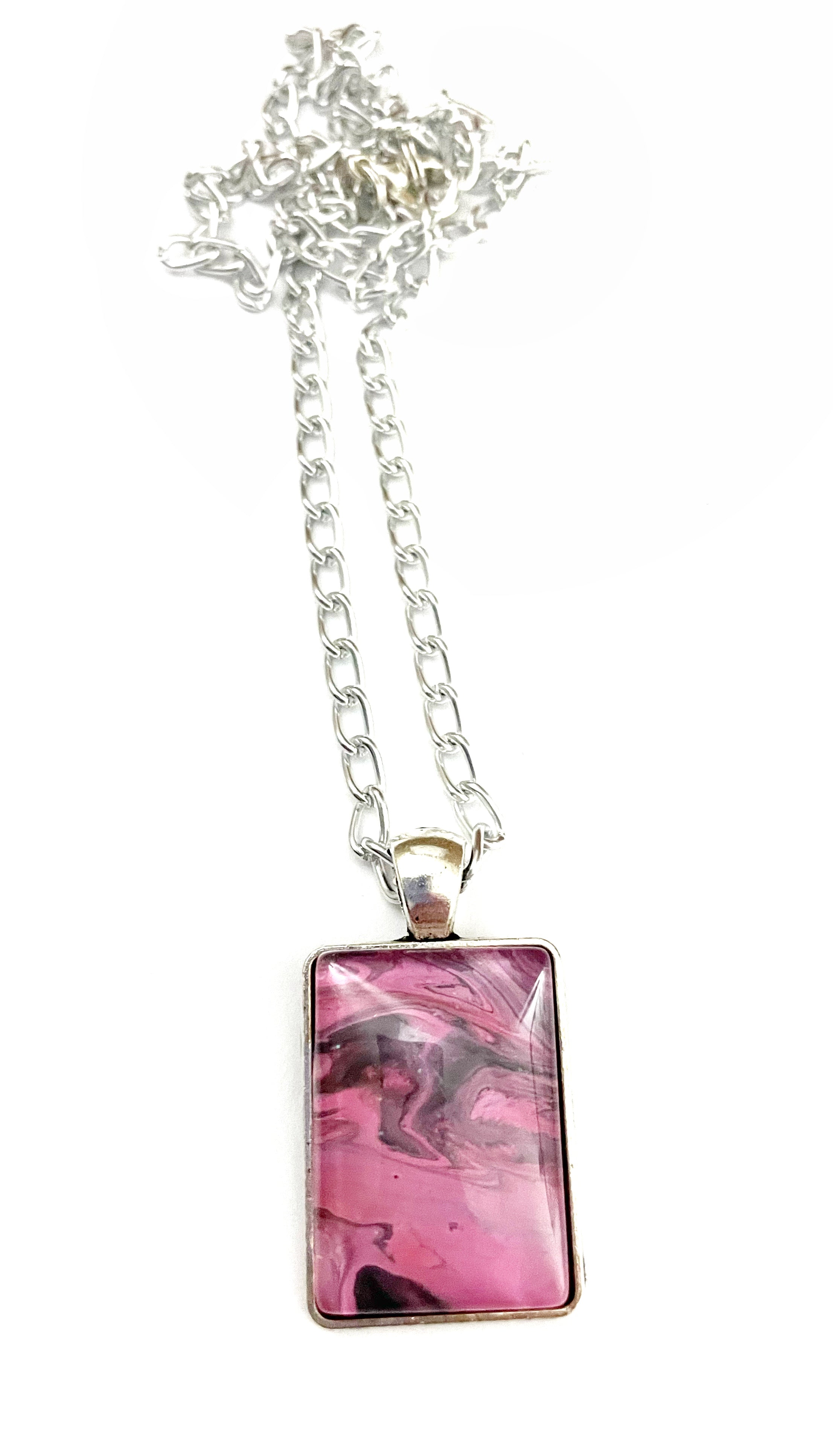 Pink Acrylic Necklaces