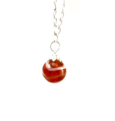 Red Marble Necklace