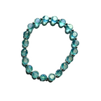 Light Blue Glass Bracelet and Earring Set