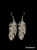 Silver Leaf Earrings