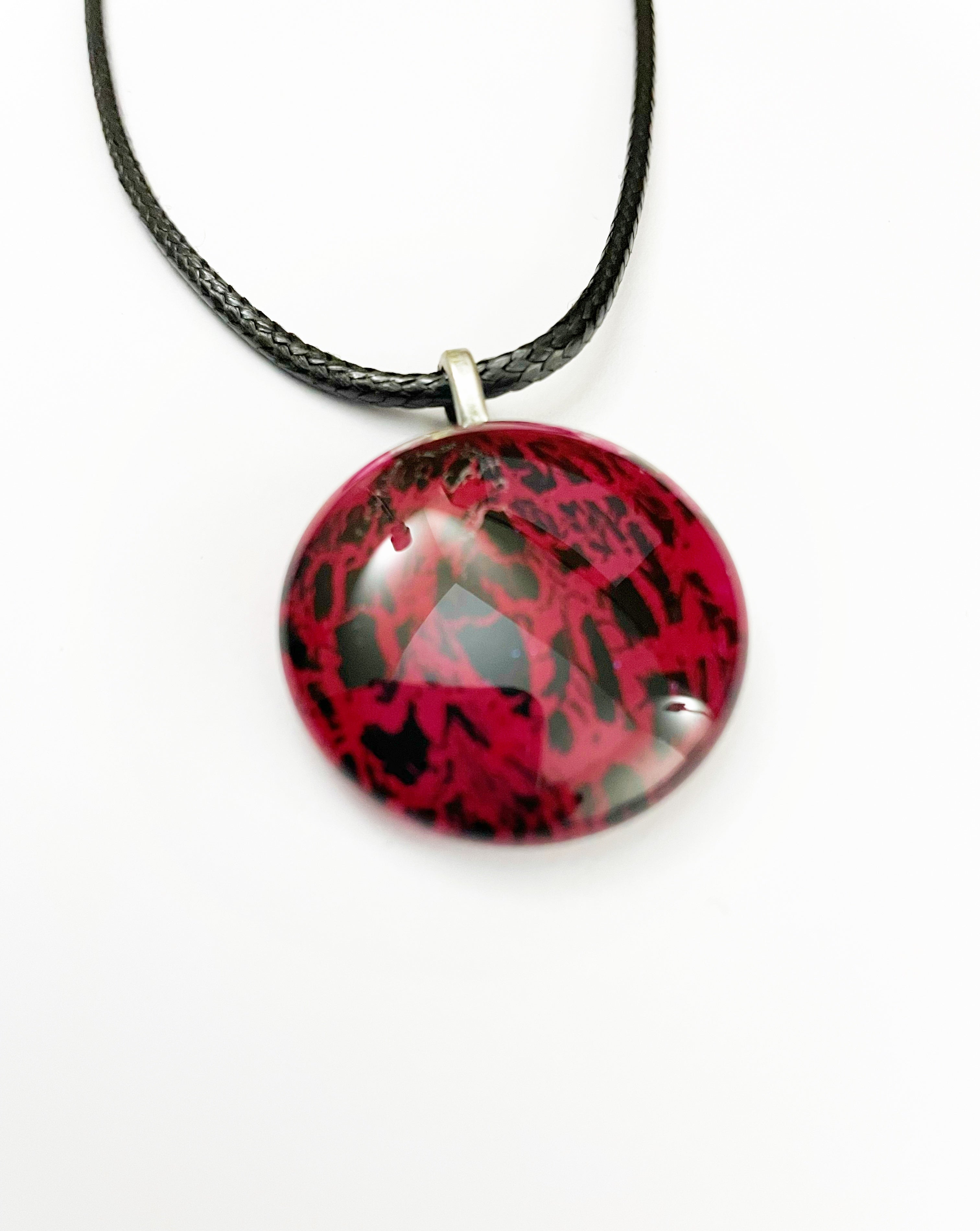Crackle Polish Necklace - Multiple Options