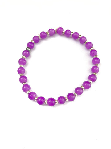Lilac Stretchy Bracelet
