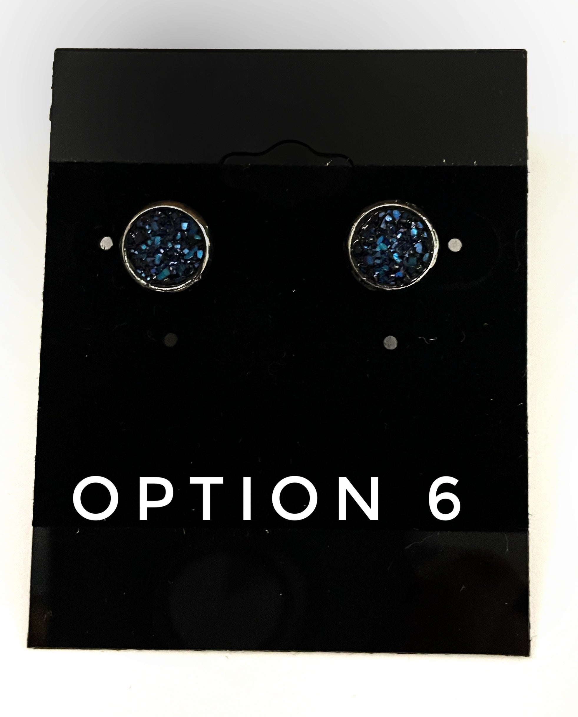 8mm Druzy Earring