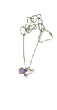 Life Charm with Druzy and Butterfly Necklace