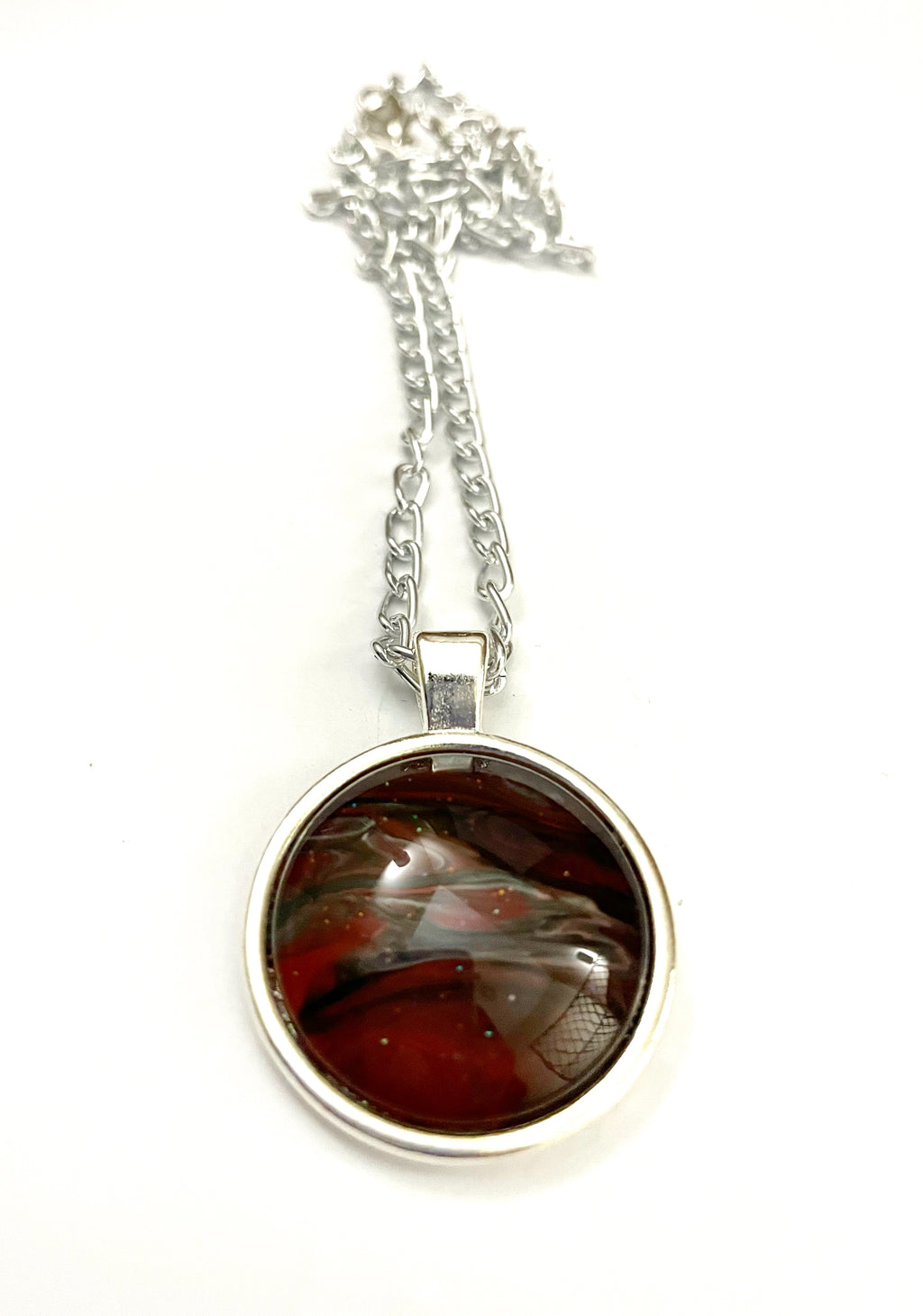 Red and Green Acrylic Necklaces