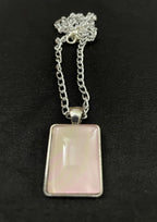 Pale Pink and Cream Acrylic Necklaces
