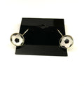 Soccer Ball Lever Back Earrings