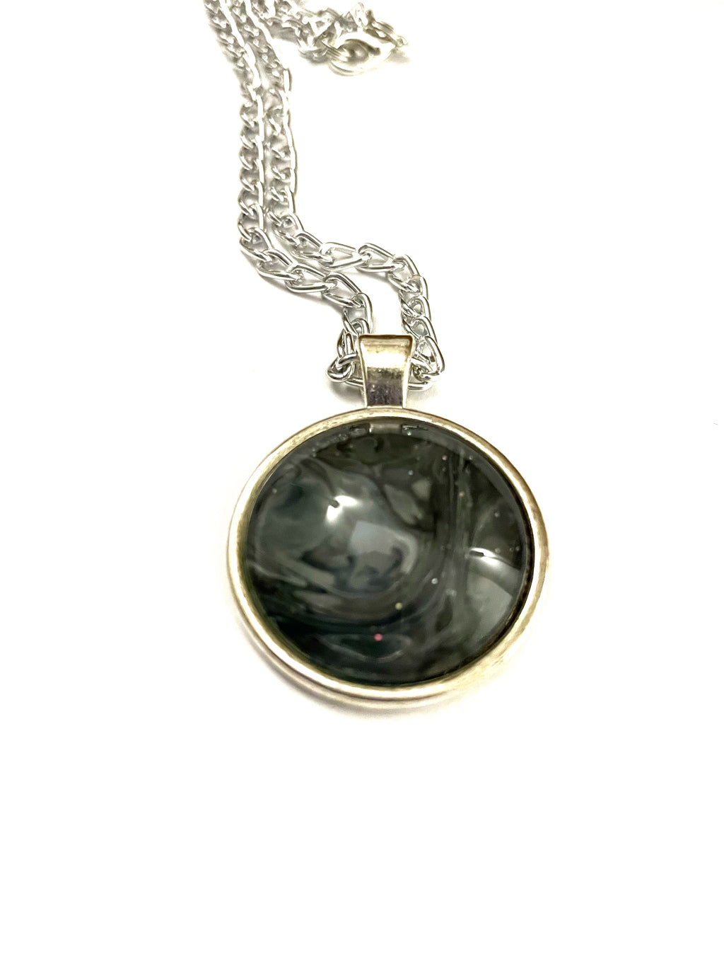 Grey Acrylic Necklaces