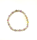 Light Purple Glass Bead Stretchy Bracelet