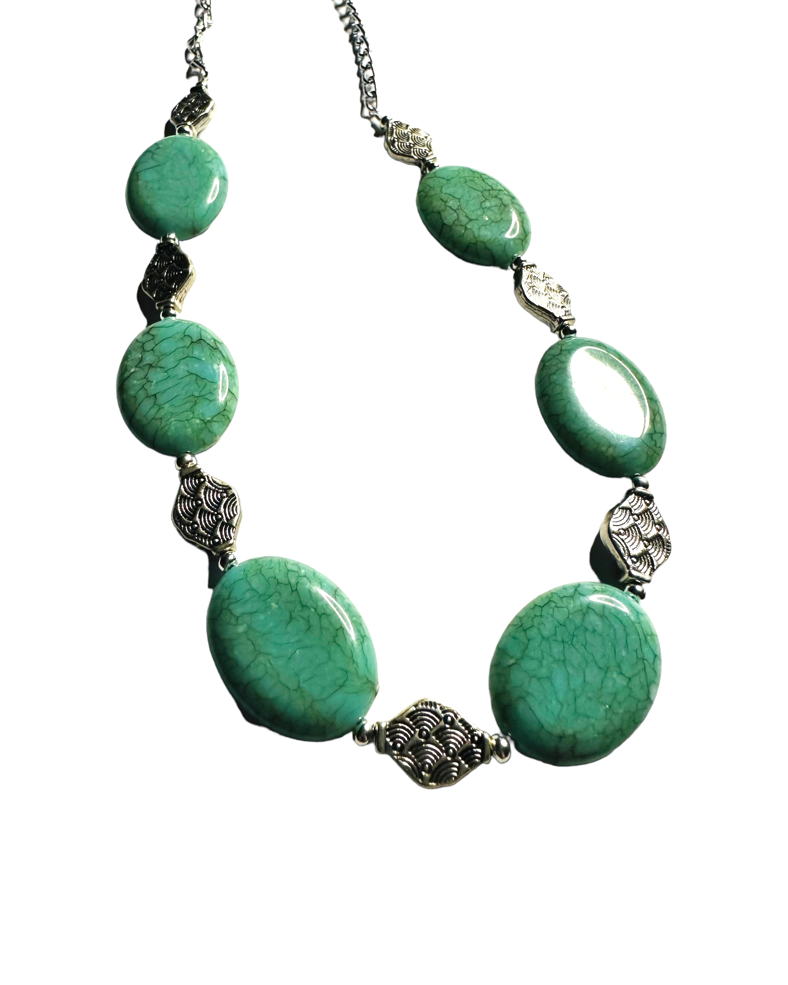Turquoise Acrylic Necklaces