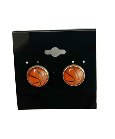 Basketball Post Earrings