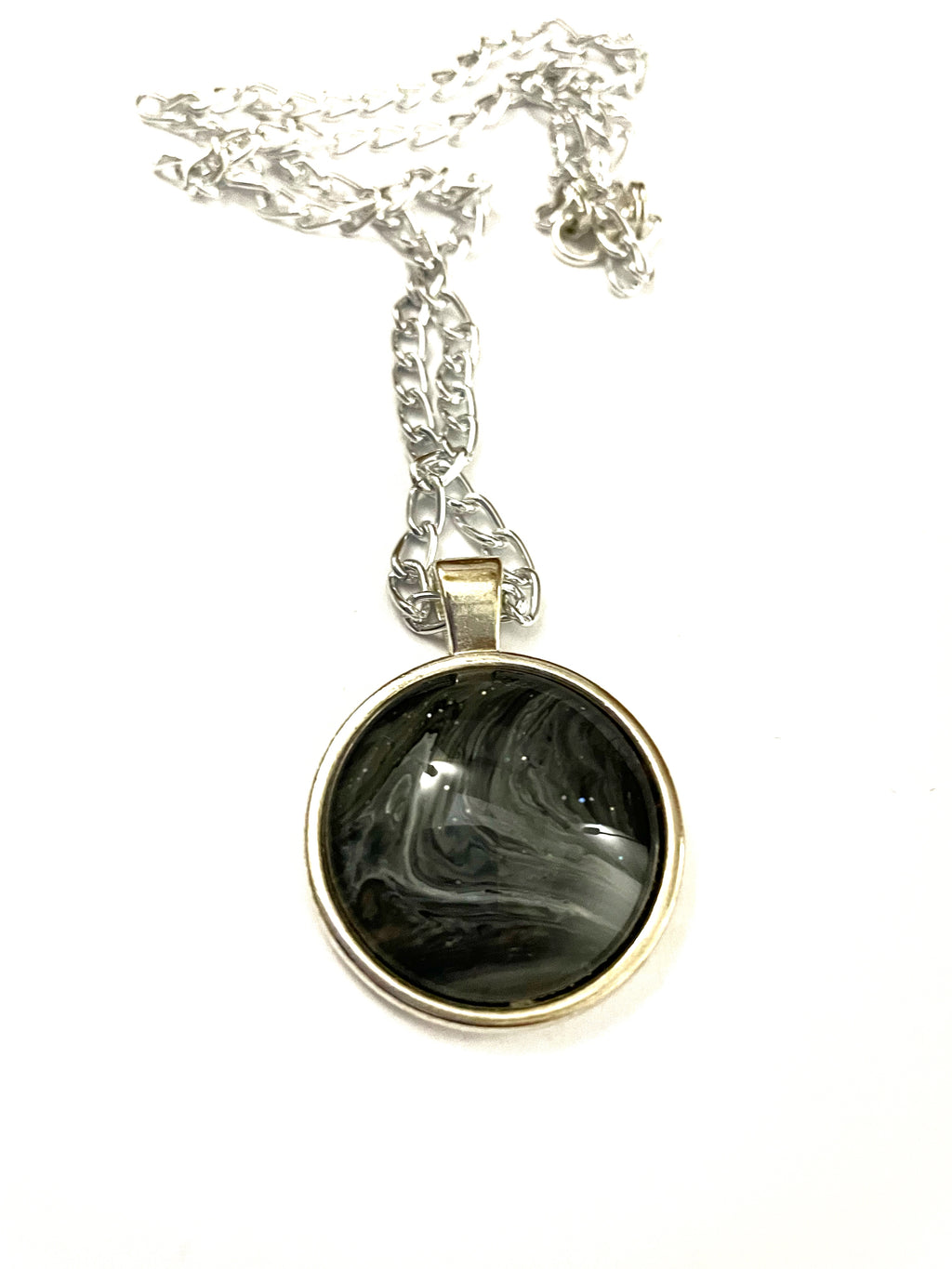Grey Acrylic Necklaces