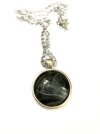 Grey Acrylic Necklaces