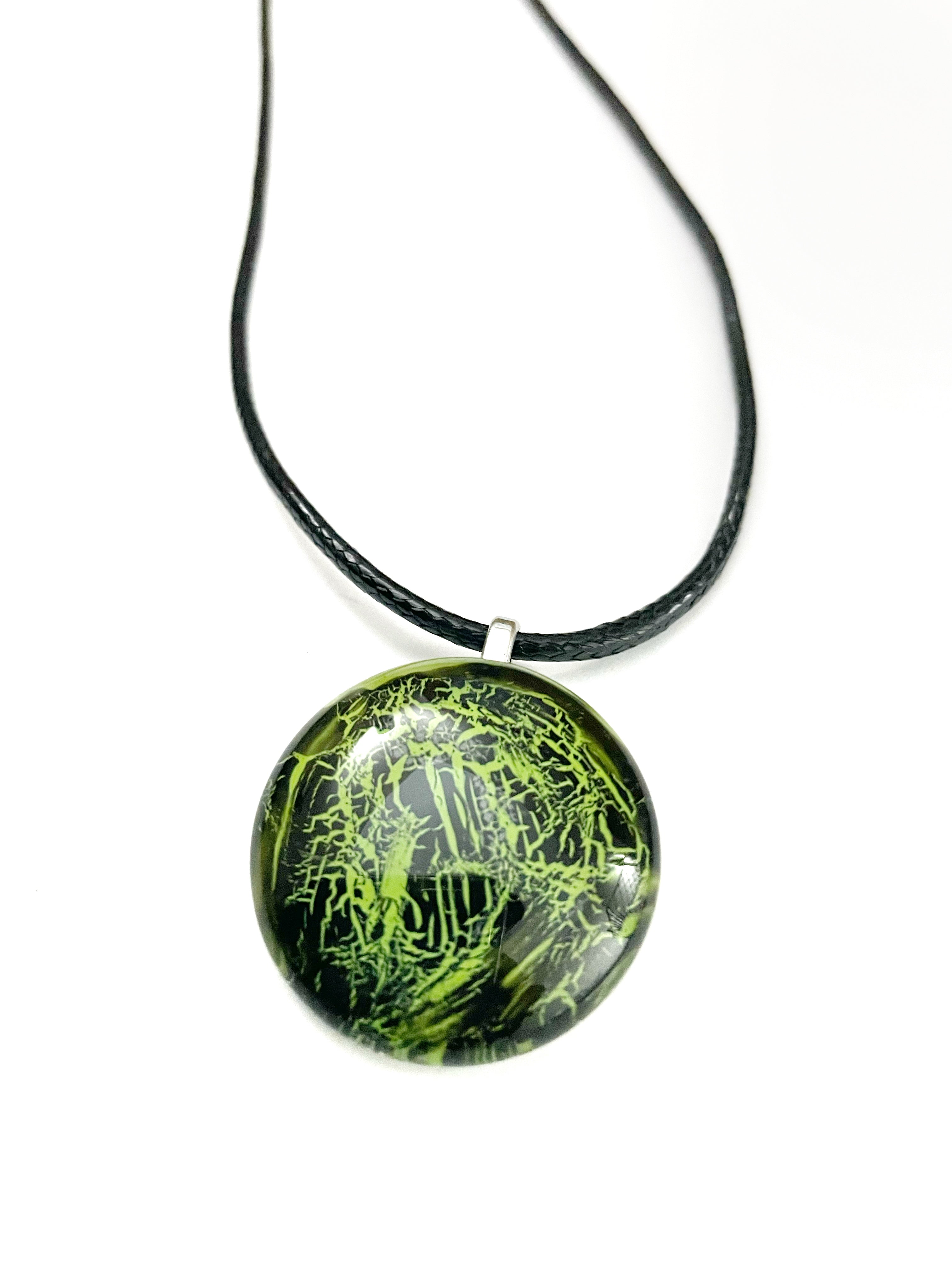 Crackle Polish Necklace - Multiple Options