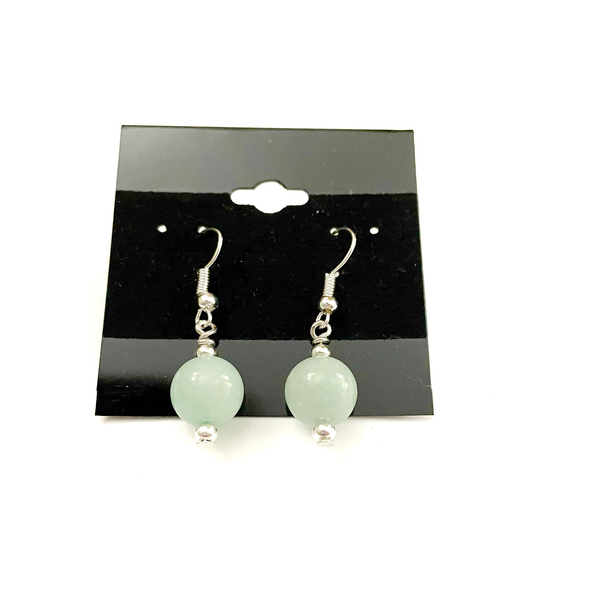 Green Agate Bracelet and Earring Set