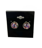 Colorful Post Earrings - Multiple Options - Silver Posts