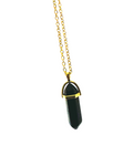 Blackstone Bullet Pendant Necklace